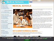 Tablet Screenshot of aboutmedicalschools.com